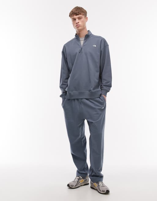 The North Face – Essential – Leichte Oversize-Jacke in Hellgrau mit Logo und kurzem Reißverschluss, 3 von 5
