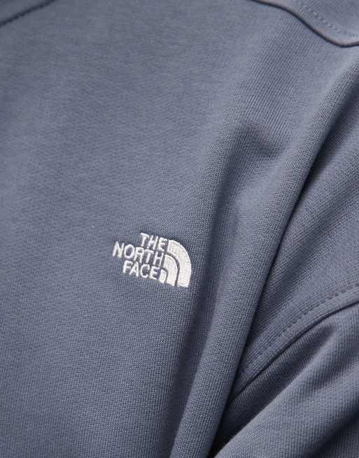 The North Face – Essential – Leichte Oversize-Jacke in Hellgrau mit Logo und kurzem Reißverschluss, 5 von 5