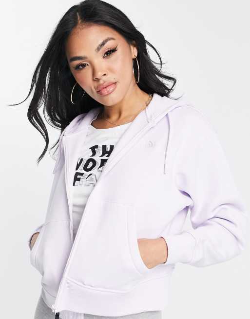 The North Face – Essential – Liliowa zapinana na zamek bluza z kapturem – tylko w ASOS