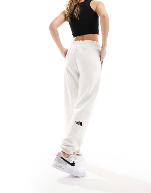 White north face joggers hotsell
