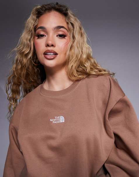 The North Face Essential Oversize Crew in brown - view 1