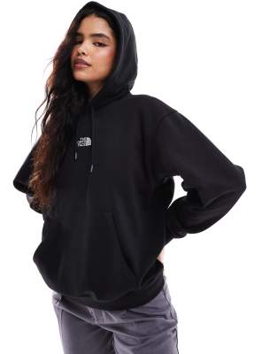 The North Face - Essential - Oversize-Kapuzenpullover in Schwarz mit Logo