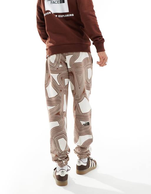 Nike oversized fleece jogger in earth brown, ASOS