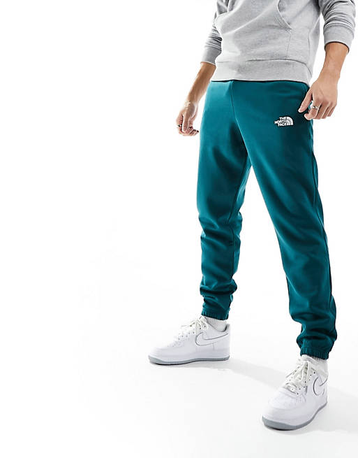 The North Face Essential oversized fleece joggers in green Exclusive at ...