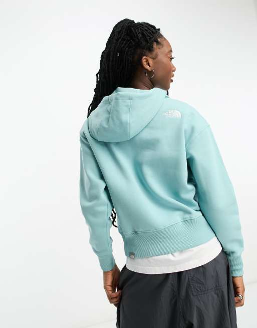 The North Face W Oversized Hoodie Women Hoodies Blue in Size:S