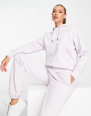 The North Face Essential oversized hoodie in lilac Exclusive at ASOS