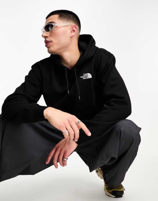 The North Face - Essential - Oversized hættetrøje i sort - Kun hos ASOS