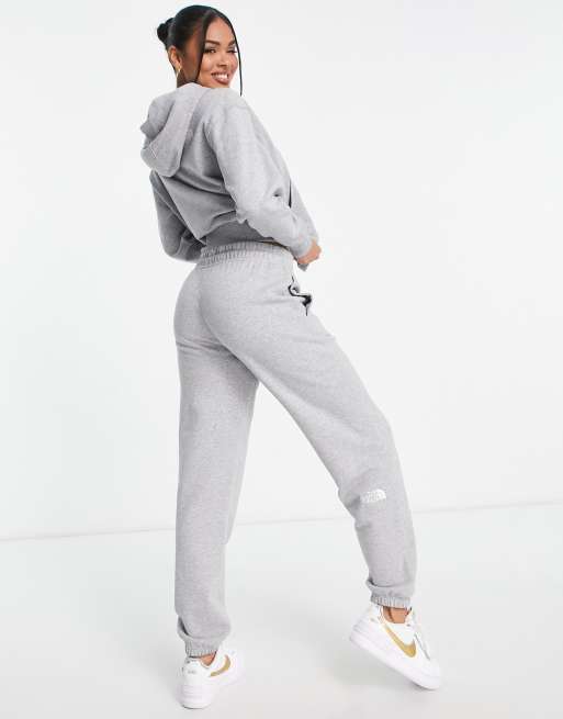 Grey north face sales tracksuit womens