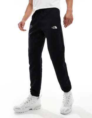 The North Face The North Face Essential oversized logo joggers in black