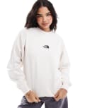 [The North Face] The North Face Essential oversized logo sweatshirt in off white L CREAM