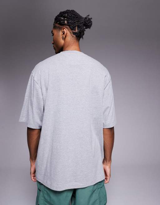The North Face Essential Oversized Short Sleeve T-shirt in gray, 4 of 4