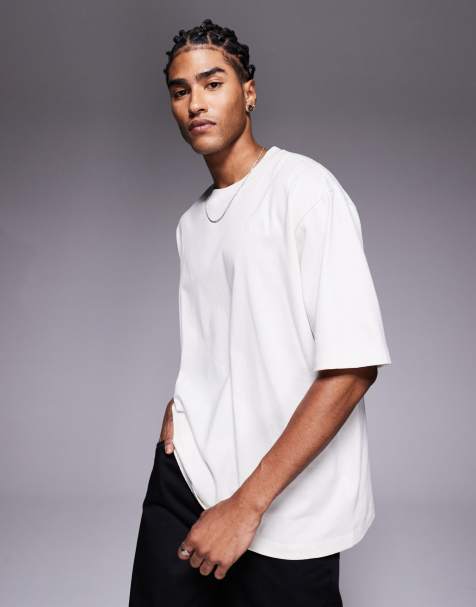 The North Face Essential Oversized Short Sleeve T-shirt in off white - view 1