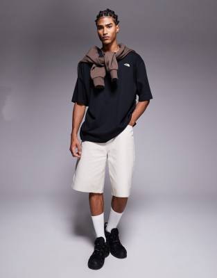 The North Face Essential Oversized Short Sleeve Tee In Black