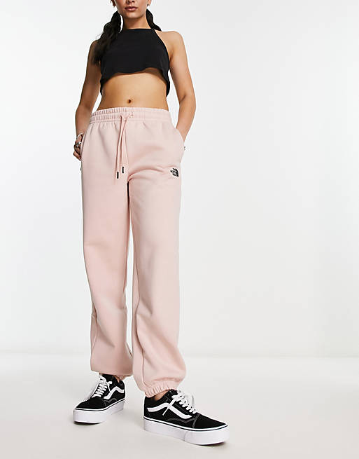 The North Face Essential oversized sweatpants in pink Exclusive to ASOS ...