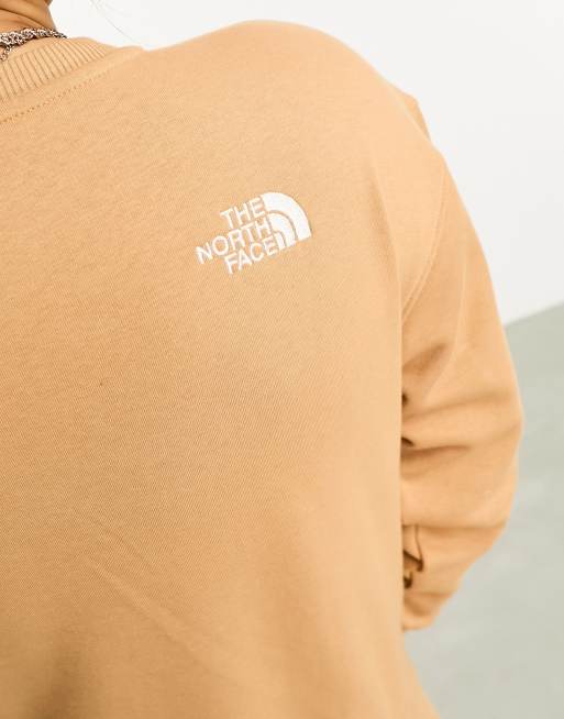 The North Face Essential oversized sweatshirt in beige | ASOS