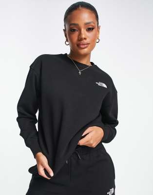 The North Face Essential oversized sweatshirt in black Exclusive at ASOS - ASOS Price Checker