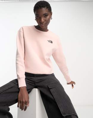 The North Face Essential oversized sweatshirt in pink Exclusive at ASOS - ASOS Price Checker
