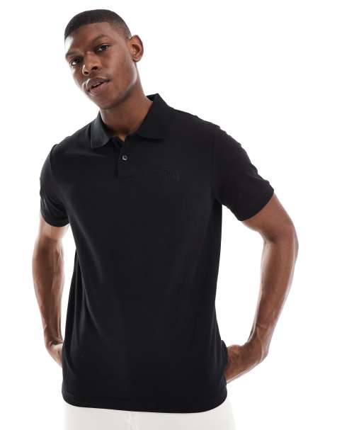 The North Face – Essential – Poloshirt in TNF-Schwarz mit regulärem Schnitt - view 1