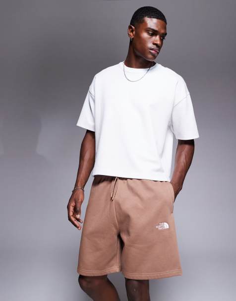 The North Face - Essential - Short molletonné à logo - Marron - view 1