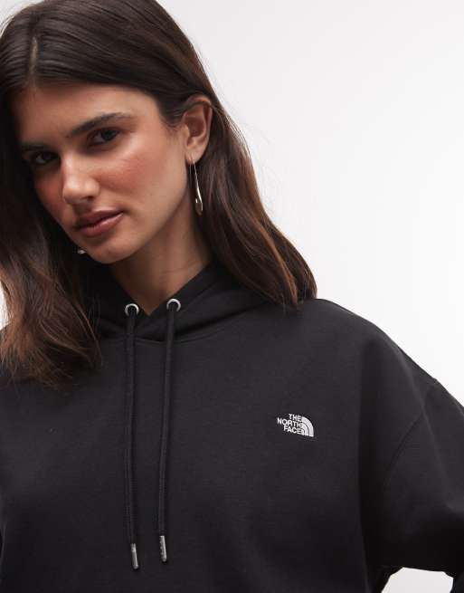 The North Face Essential Simple Dome boxy oversized hoodie in black, 3 of 4