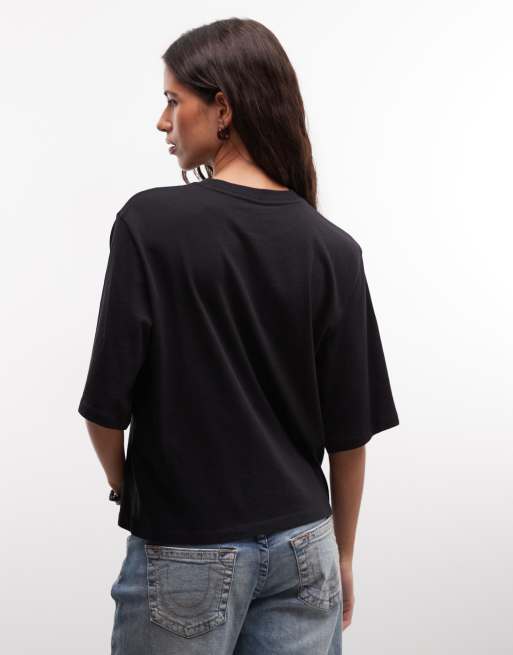 The North Face Essential Simple Dome boxy T-shirt w kolorze czarnym, 4 z 4