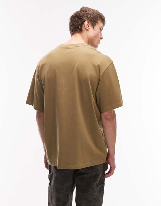 The North Face – Essential Simple Dome – Oversize-T-Shirt in Braun mit Logo, 3 von 5
