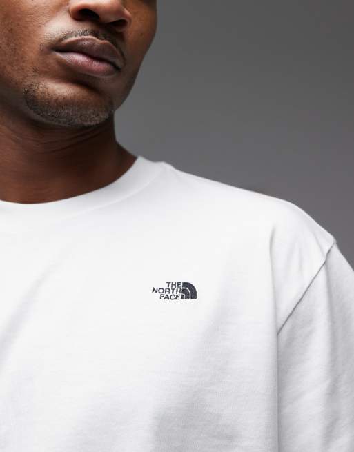 The North Face – Essential Simple Dome – Oversize-T-Shirt in Grau Weiß mit Logo, 5 von 5