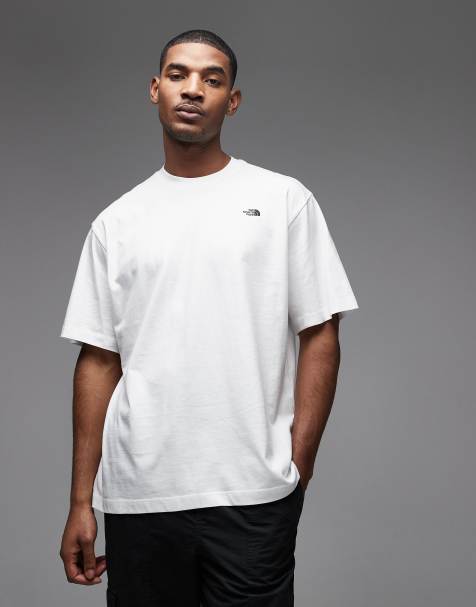 The North Face - Essential - Simple Dome - Oversized T-shirt met logo in wit - view 1