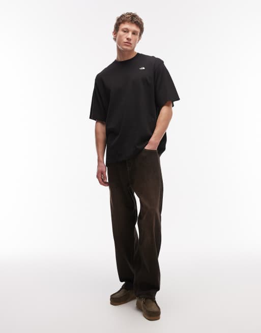 The North Face - Essential - Simple Dome - Oversized T-shirt met logo in zwart, 2 van 5