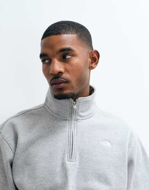 The North Face Essential Simple Dome Relaxed 1/4-Zip in Grau, 4 von 5