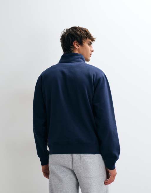 The North Face Essential simple dome sweatshirt relaxed à demi-zip en bleu marine Summit, 3 de 5