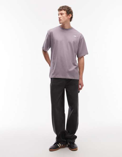 The North Face - Essential Simple Dome - T-shirt oversize à logo - Gris, 2 de 5