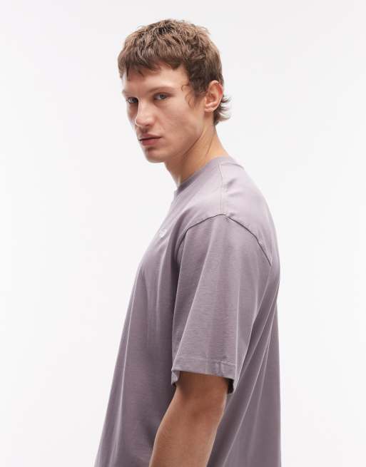The North Face - Essential Simple Dome - T-shirt oversize à logo - Gris, 4 de 5