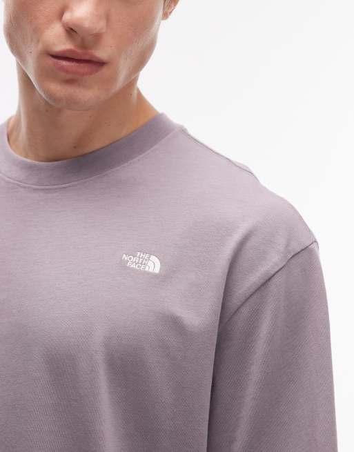 The North Face - Essential Simple Dome - T-shirt oversize à logo - Gris, 5 de 5