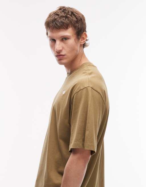 The North Face - Essential Simple Dome - T-shirt oversize à logo - Marron, 4 de 5