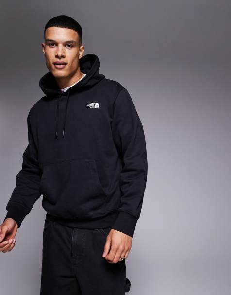 The North Face - Essential - Sweat à capuche oversize avec logo - Noir - view 1