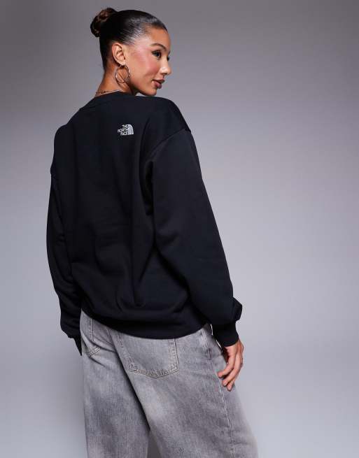 The North Face - Essential - Sweat oversize à logo - Noir, 3 de 4