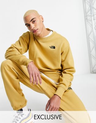 The North Face Essential sweatshirt in brown Exclusive at ASOS