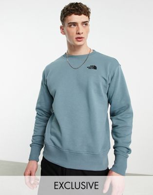 The North Face Essential sweatshirt in deep blue Exclusive at ASOS