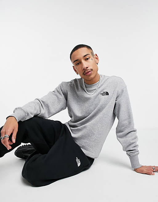 The North Face Essential sweatshirt in gray