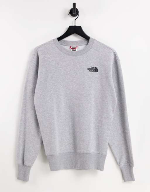 The north face grey sweatshirt new arrivals