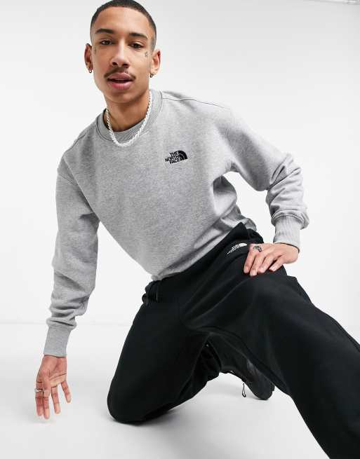The North Face Essential sweatshirt in grey | ASOS