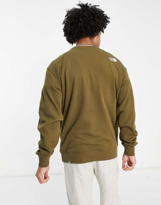 North face deals khaki sweatshirt