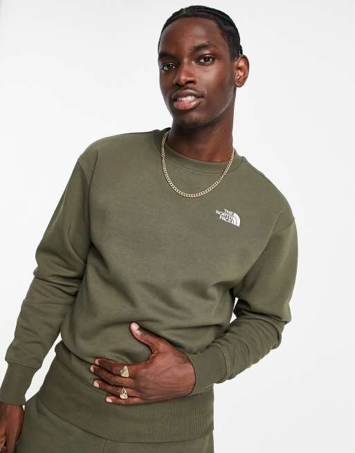 The North Face Essentials sweatshirt in tan - Exclusive to ASOS