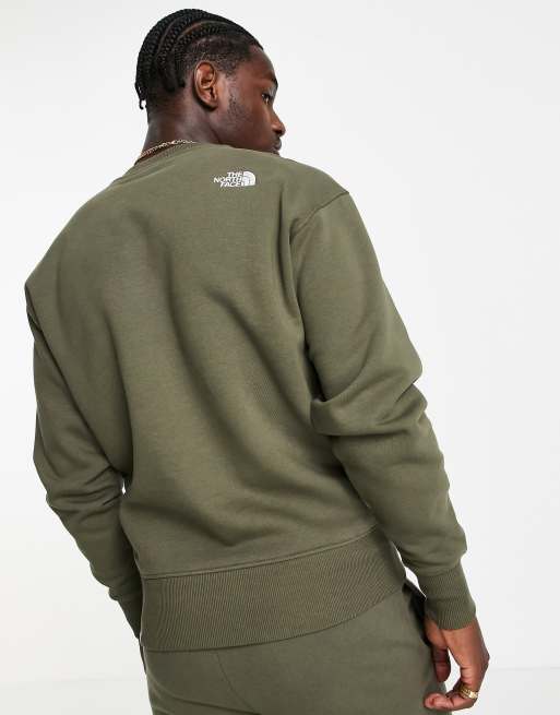 The North Face Essential Sweatshirt in Khaki exklusiv bei ASOS ASOS