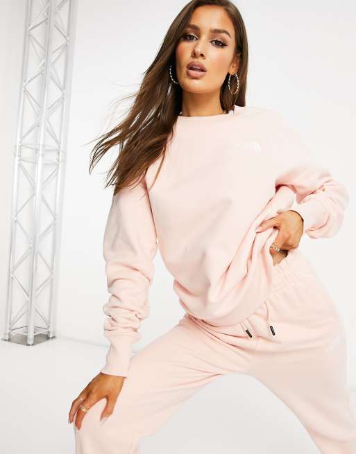 The North Face Essential sweatshirt in light pink Exclusive at ASOS