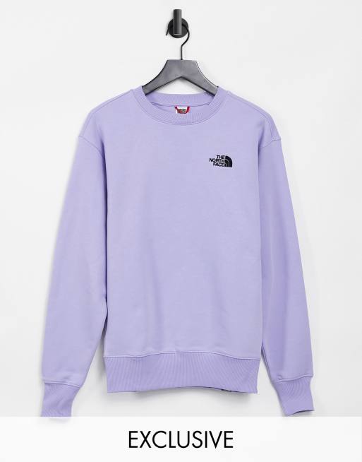 Purple north face sweatshirt new arrivals