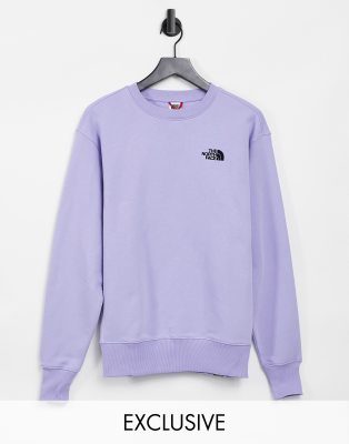 the north face purple sweatshirt