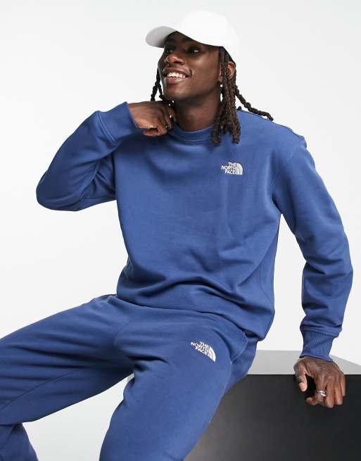 The North Face Essential sweatshirt in navy Exclusive at ASOS | ASOS