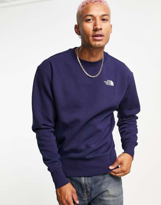 The North Face Essential sweatshirt in navy ASOS